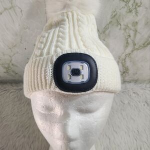 LED Beanie Acrylic Fleece Lined Hat